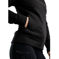 Sweatshirt Montar MoNaja hoge kraag kristallen gun metal dames Zwart Sweatshirt Montar MoNaja hoge kraag kristallen gun metal dames Zwart