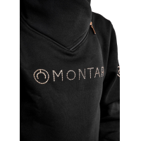 Sweatshirt Montar MoNaja Junior fermeture latérale crystals rosegold Noir Sweatshirt Montar MoNaja Junior fermeture latérale crystals rosegold Noir