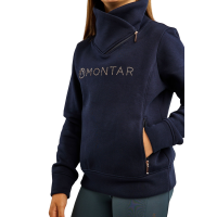 Sweatshirt Montar MoNaja Junior fermeture latérale crystals rosegold Marine Bleu marine Sweatshirt Montar MoNaja Junior fermeture latérale crystals rosegold Marine Bleu marine