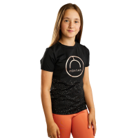 T-shirt manches courtes Montar MoNille Junior imprimé rosegold Noir
