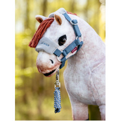 Licol vogue pour jouet Mini Poney LeMieux Ice blue Bleu