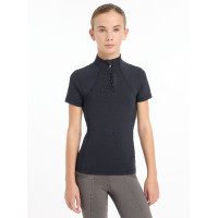 Maillot de corps à manches courtes LeMieux Young Rider Indigo Bleu