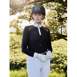 Wedstrijdshirt LeMieux Camille met lange mouwen Marine Marineblauw