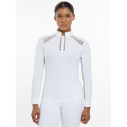 Polo de concours LeMieux Camille manches longues Blanc Polo de concours LeMieux Camille manches longues Blanc