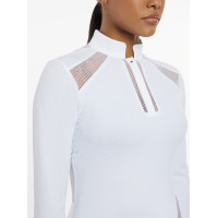 Polo de concours LeMieux Camille manches longues Blanc Polo de concours LeMieux Camille manches longues Blanc