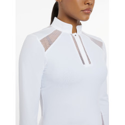 Polo de concours LeMieux Camille manches longues Blanc Polo de concours LeMieux Camille manches longues Blanc