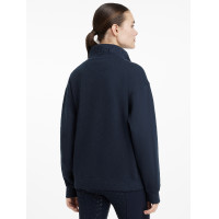 LeMieux trui met opstaande kraag en ritssluiting Keira dames Amandel Beige