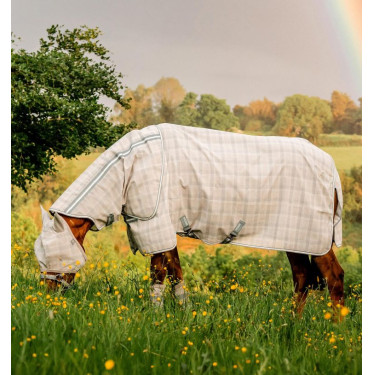 Couverture anti-mouches Horseware Newmarket Plus Charbon de bois witney Gris