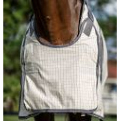 Couverture anti-mouches Horseware Rambo Optimo Supreme Summer Sheet Plus Carreaux marine / gris orage / argent Motifs Couverture anti-mouches Horseware Rambo Optimo Supreme Summer Sheet Plus Carreaux marine / gris orage / argent Motifs