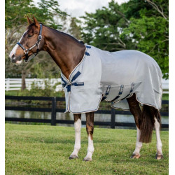 Vliegendeken Horseware Protector Rambo Zilver / marine Vliegendeken Horseware Protector Rambo Zilver / marine