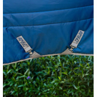 Couverture d'écurie Horseware Amigo Ripstop Insulator Plus 350g Marine / gris titanium Bleu marine Couverture d'écurie Horseware Amigo Ripstop Insulator Plus 350g Marine / gris titanium Bleu marine