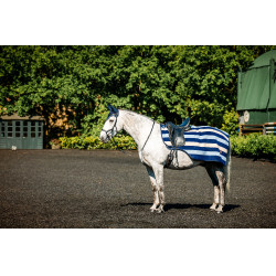 Bonnet anti-mouches Horseware Newmarket Marine witney Bleu marine