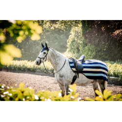 Bonnet anti-mouches Horseware Newmarket Marine witney Bleu marine
