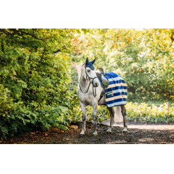 Bonnet anti-mouches Horseware Newmarket Marine witney Bleu marine