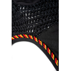 Bonnet anti-mouches Horseware Newmarket OrBlanc Noir