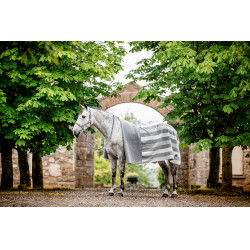 Carré polaire Horseware Newmarket Charbon de bois witney Gris Carré polaire Horseware Newmarket Charbon de bois witney Gris