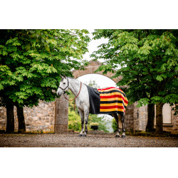 Polair vierkant Horseware Newmarket WitGoud Zwart Polair vierkant Horseware Newmarket WitGoud Zwart