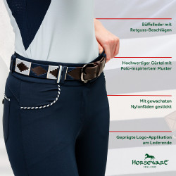 Horseware Newmarket Polo Riem Marine Marineblauw Horseware Newmarket Polo Riem Marine Marineblauw