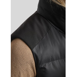 Mouwloze bodywarmer Montar MoAthena verfijnd damesmodel Zwart Mouwloze bodywarmer Montar MoAthena verfijnd damesmodel Zwart