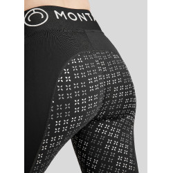 Montar Selena-logo full grip dameslegging Zwart Montar Selena-logo full grip dameslegging Zwart