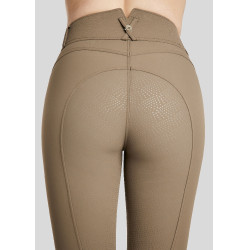 Pantalon Montar Megan taille haute femme full grip Vol 2 Mud Marron