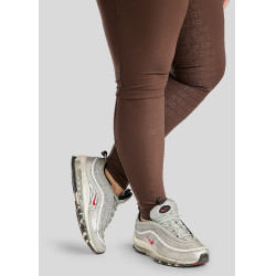 Hoge taille rijbroek Montar Briella crystal Rose gold Curve full grip dames Bruin Hoge taille rijbroek Montar Briella crystal Rose gold Curve full grip dames Bruin
