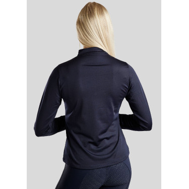 Wedstrijdpolo Montar Everly crystal logo lange mouwen dames Wedstrijdpolo Montar Everly crystal logo lange mouwen dames