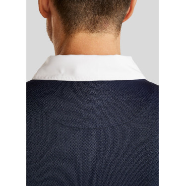 Wedstrijdpolo Montar MoWill lange mouwen dames Donker marineblauw