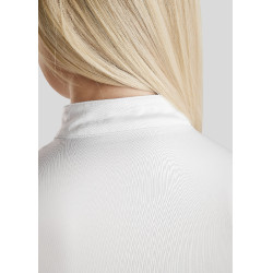 Polo Montar Everly Mon Tech femme manches courtes rose gold Blanc