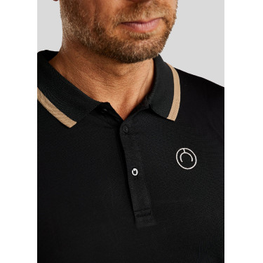 Polo Montar MoDrake heren contrasterende kraag lange mouwen Polo Montar MoDrake heren contrasterende kraag lange mouwen