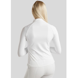 T-shirt Montar MoMaja lange mouwen dames Wit T-shirt Montar MoMaja lange mouwen dames Wit