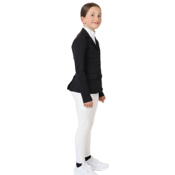 Veste de concours Montar Junior ton sur ton crystal Noir Veste de concours Montar Junior ton sur ton crystal Noir