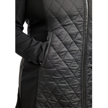Veste longue Montar MoQuinn hybride matelassé Curve femme Noir