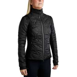 Hybride jas Montar MoMary kristallen gun metal dames Zwart Hybride jas Montar MoMary kristallen gun metal dames Zwart