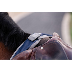 Couvre-reins Horseware Amigo Ripstop Marine / gris titanium Bleu marine Couvre-reins Horseware Amigo Ripstop Marine / gris titanium Bleu marine