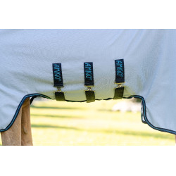 Couverture anti-dermite Horseware Amigo Ripstop Pony Bleu azure /Marine / bleu électrique