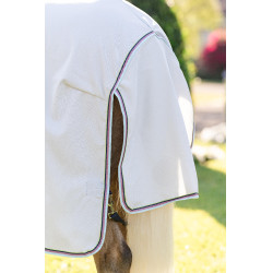 Couverture anti-dermite Horseware Amigo Ripstop Pony Argent / citron /Marine / rose / bleu