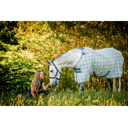 Couverture anti-mouches Horseware Newmarket Marine witney Bleu marine