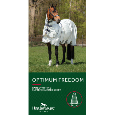 Couverture anti-mouches Horseware Rambo Optimo Supreme Summer Sheet Plus Couverture anti-mouches Horseware Rambo Optimo Supreme Summer Sheet Plus