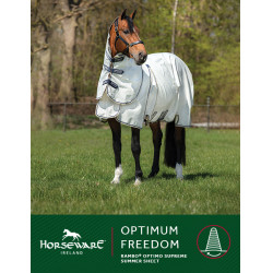 Couverture anti-mouches Horseware Rambo Optimo Supreme Summer Sheet Plus Carreaux marine / gris orage / argent Motifs Couverture anti-mouches Horseware Rambo Optimo Supreme Summer Sheet Plus Carreaux marine / gris orage / argent Motifs
