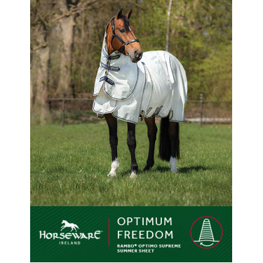Couverture anti-mouches Horseware Rambo Optimo Supreme Summer Sheet Plus Couverture anti-mouches Horseware Rambo Optimo Supreme Summer Sheet Plus