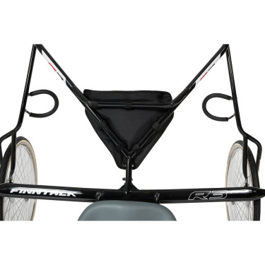 Sulky pony Finn-Tack R3 QH hoofdkader voor stangen van staal Zwart