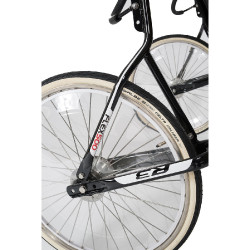 Sulky pony Finn-Tack R3 QH hoofdkader voor stangen van staal Zwart