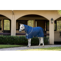 Couverture d'écurie Horseware Amigo Ripstop Insulator Plus 550g Marine / gris titanium