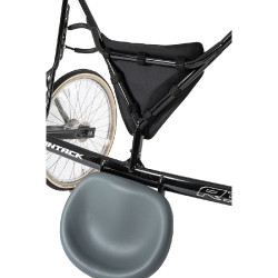 Sulky poney Finn-Tack R3 QH cadre principal pour brancards en acier Noir