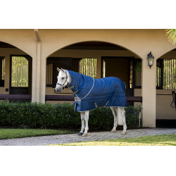 Horseware Amigo Ripstop Insulator Plus Pony 200g staldeken Marine / titaangrijs Marineblauw