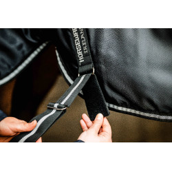 Couverture d'écurie Horseware Easy-Layer Plus 400g Noir / noir / argent Couverture d'écurie Horseware Easy-Layer Plus 400g Noir / noir / argent