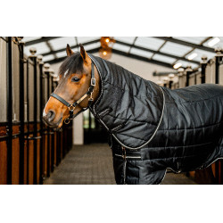 Couverture d'écurie Horseware Easy-Layer Plus 400g Noir / noir / argent Couverture d'écurie Horseware Easy-Layer Plus 400g Noir / noir / argent