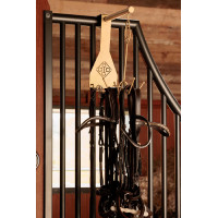 Crochet porte bridon Grooming Deluxe 4 branches Noir Crochet porte bridon Grooming Deluxe 4 branches Noir