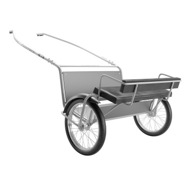 Sulky pony Finn-Tack T1 QH zonder wielen Zwart